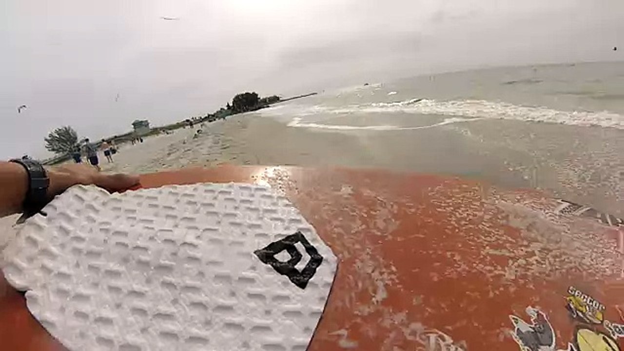 GoPro Hero 3 Skimboard test (chest mount)