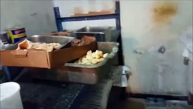 Questionable Food Storage Practices - Disgusting restaurant kitchen