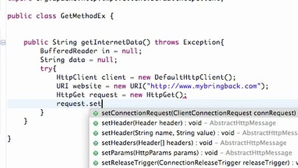 148 - Executing HttpGet on a Http Client