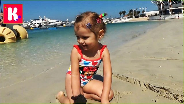 Мисс Катя и Макс в Дубаи День10 идём на море и в бассейн едем за покупками сувениров на рынок