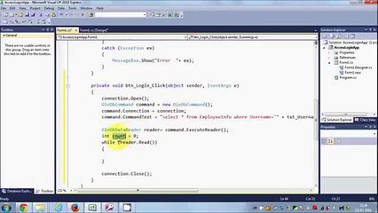 C# MS Access Database Tutorial _clip4
