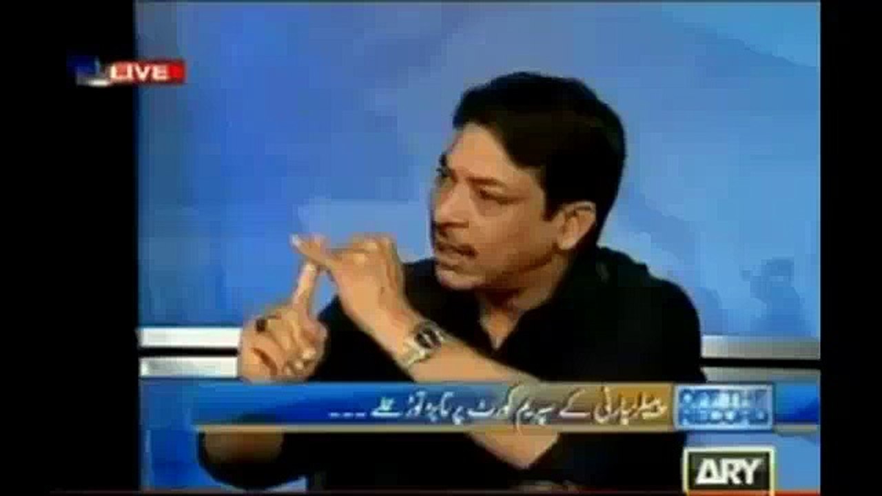Kashif Abbasi Doing Chitrol Of Faisal Raza Abidi Very Badly