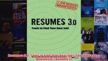 Download PDF  Resumes 30 Tools to Find Your Next Job The Job Seeker Manifesto Volume 2 FULL FREE