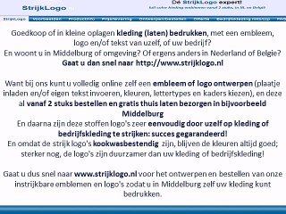 Kleding bedrukken Middelburg