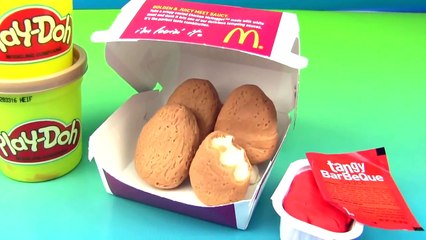 Download Video: PLAY-DOH McDonalds Chicken McNuggets Cookie Monster DIY How to Make BBQ Sauce by HobbyKidsTv