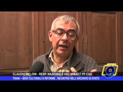 Trani | Beni culturali e riforme, incontro nell'Archivio di Stato