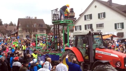 Mini Roller Coaster on Carnival float