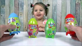 Сюрприз с пластилином внутри Яйца с сюрпризом play doh Kids Dough Toys and Candies (FULL HD)
