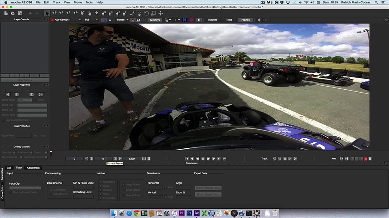Suivi de mouvement avec After Effects-Mocha