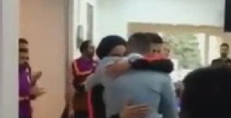 Burak Yılmaz'ın veda yemeğinde duygusal anlar yaşandı