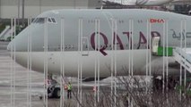 THY Uçağı Katar Emiri'nin Uçağının Kuyruğuna Sürttü