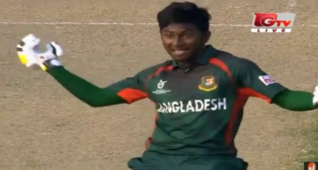 Bangladesh under 19 winning moment World Cup vs Sri Lanka 2016
