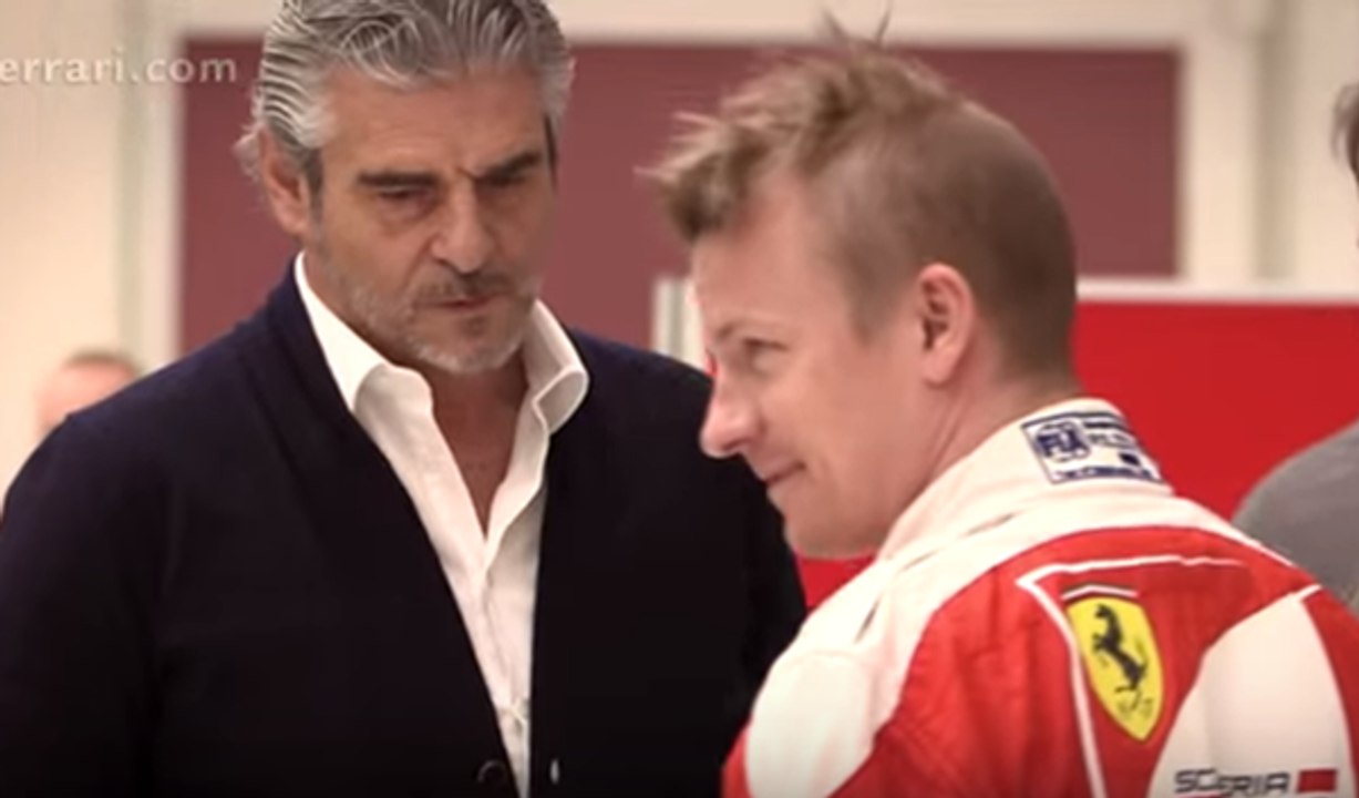 Kimi Räikkönen se hace el asiento para el Ferrari de 2016