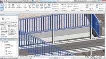 10 02. Adjusting the ceiling for stairs - House in Revit Architecture