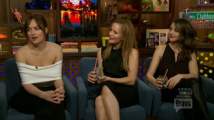 Alison Brie, Dakota Johnson & Leslie Mann - Watch What Happens Live - 2-10-2016