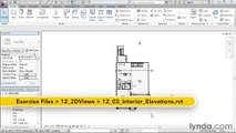 12 03. Creating interior elevation views - House in Revit Architecture