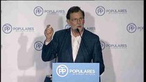 Rajoy: El PP reivindica su victoria y su derecho a gobernar