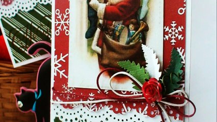 Новогодние открытки-Открытки ручной работы с Новым годом и с Рождеством