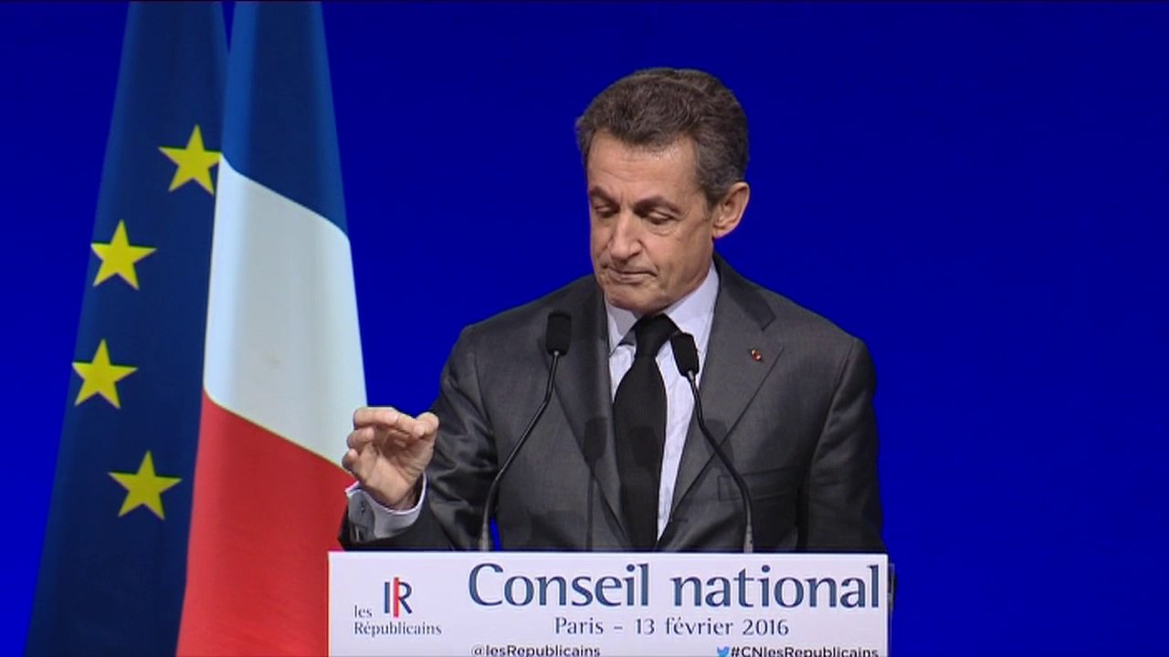 Sarkozy : "Il est venu le temps de dire qui nous sommes et ce que nous voulons pour la France"