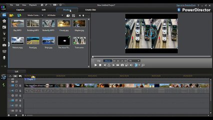 Introduction to all sections Powerdirector 11