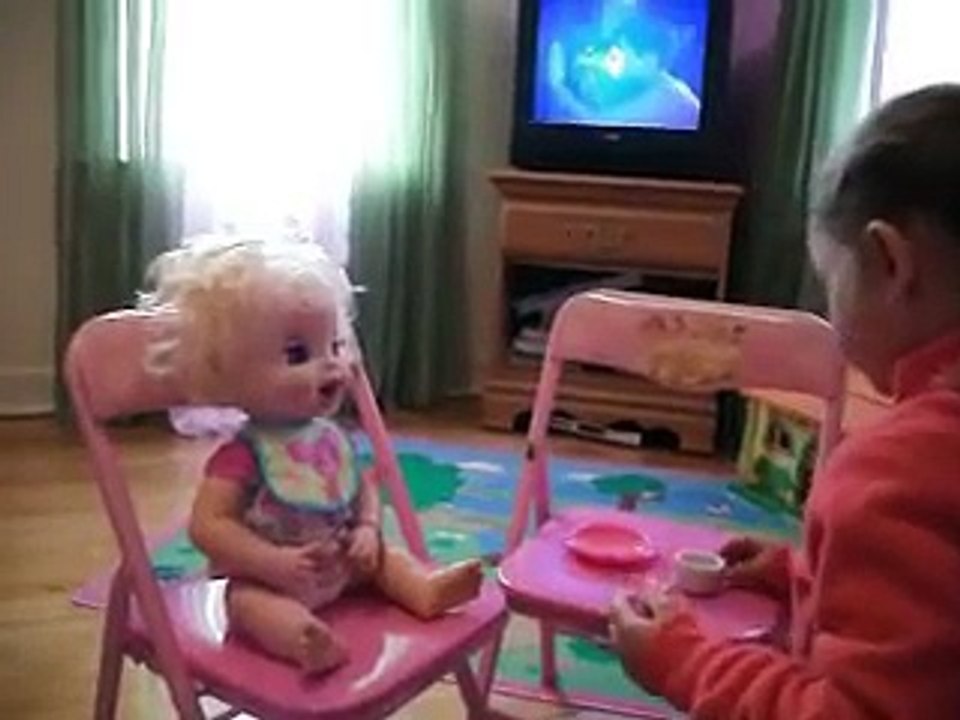 Alyssa not liking her baby Alive