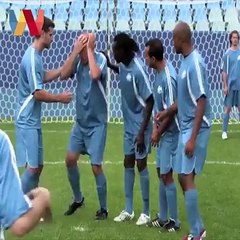 calcio di punizione sfortunato