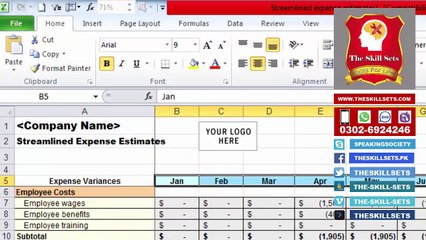 Text Formating in Microsoft Excel | The skill Sets