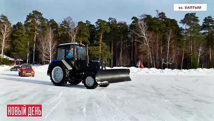 Русский дрифт на тракторе