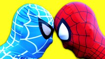Blue Spiderman vs Red Spiderman Battle in Real Life! Superhero Fights and Fun Movie (1080p)