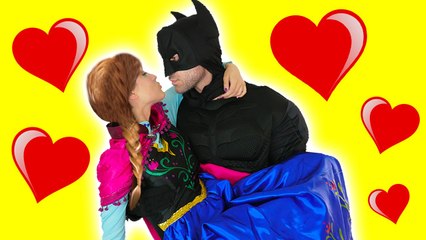 Frozen Anna & Batman Vs joker - Anna Kidnapped in real life - Funny Superheroes Movie (1080p)