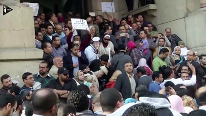Manifestation de médecins égyptiens contre les abus policiers