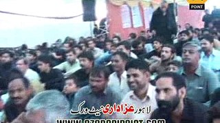 Zakir Malik Sajid Hussain Rukan Majlis 4 Muharram 2015 Qila Bhattianwala Muridke