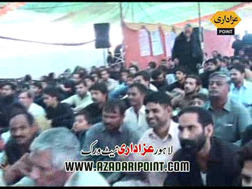 Zakir Malik Sajid Hussain Rukan Majlis 4 Muharram 2015 Qila Bhattianwala Muridke
