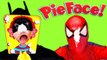 Spiderman vs Batman Pie Face In Real Life With Hulk! Superhero Fun Playtime Movie & Kids Toys (1080p)