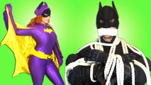 Spiderman vs Catwoman vs Batman & Batgirl! Batman is Kidnapped! Fun Superhero Movie! (1080p)