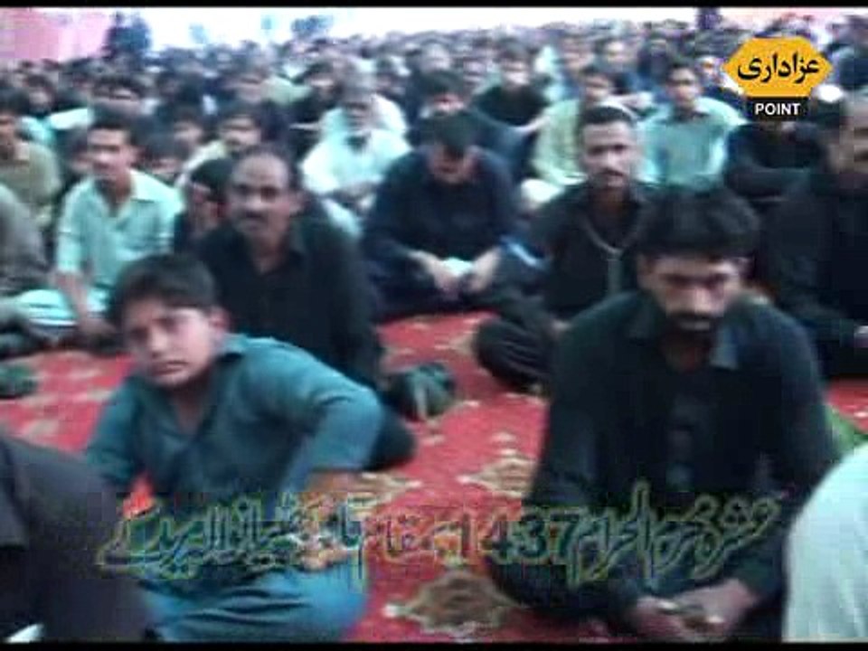 Zakir Malik Sajid Hussain Rukan Majlis 7 Muharram 2015 Qila Bhattianwala Muridke