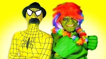 Spiderman vs Hulk Funny Battle w_ Frozen Elsa Power in REAL LIFE - Superhero Fun Movie