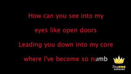 Evanescence - Bring Me To Life (Karaoke Version)