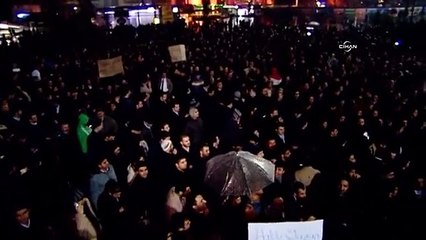 Adliye önünde 'demokrasi nöbeti'