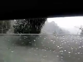 Snowfalling At Margalla Hills After 10 years Right Now.