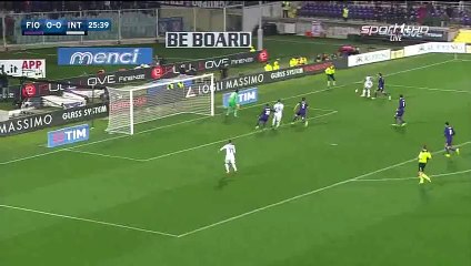 Marcelo Brozovic Goal HD - Fiorentina 0-1 Inter - 14-02-2016