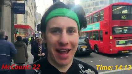 Ce mec mange dans les 46 McDo de Londres en 1 jour !