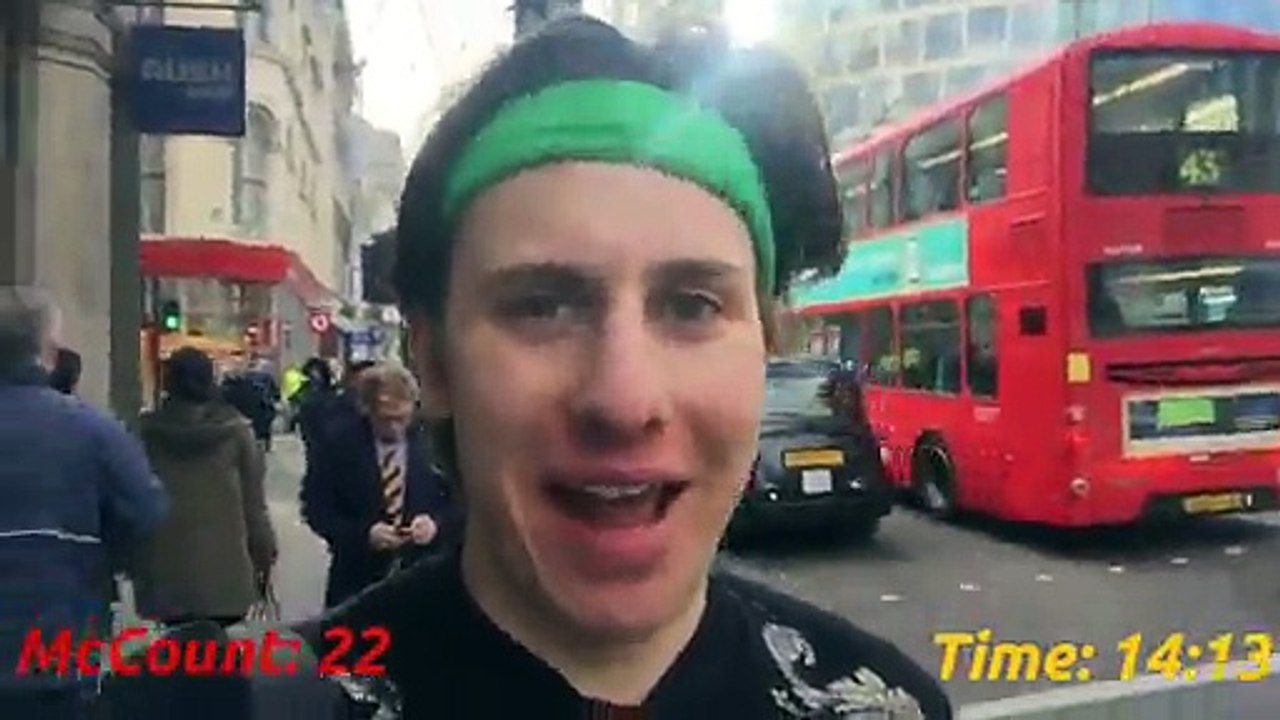 Ce mec mange dans les 46 McDo de Londres en 1 jour !
