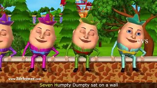 Humpty Dumpty Sat On A Wall Full Nursery Rhyme And Kids Video Poem With Full Lyrics HD -SM Vids