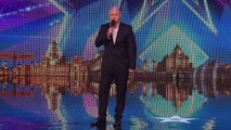 Cheeky peek: Danny Posthill really wants to make a good impression | Britain's Got Talent 2015
