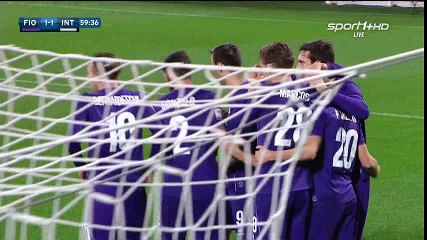 Mauro Zarate Goal HD - Fiorentina 1-1 Inter - 14-02-2016