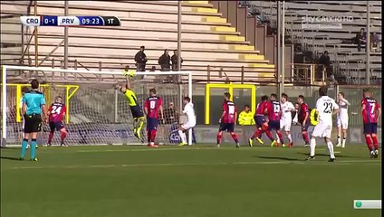 Ante Budimir OwnGoal 0-1 FC Crotone 0-1 FC Pro Vercelli Italy Serie B