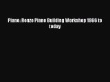 PDF Piano: Renzo Piano Building Workshop 1966 to today pdf book free