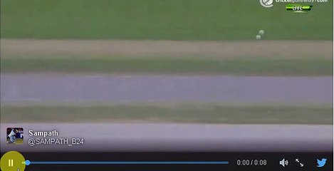 Watch: Mohammed Hafeez strikes the ball into the roof with a six