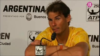 Rafael Nadal Press conference / QF Argentina Open 2016
